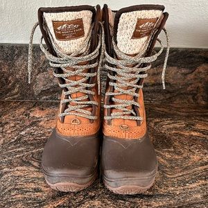 North face fur lined rain/snow boots
